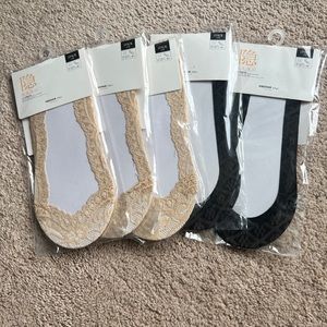 Seamless socks for espadrilles